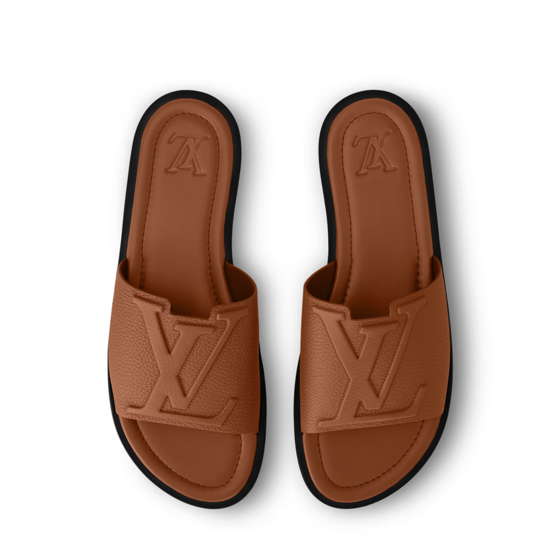 LV Portofino Mule Cognac Brown