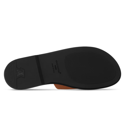 LV Portofino Mule Cognac Brown