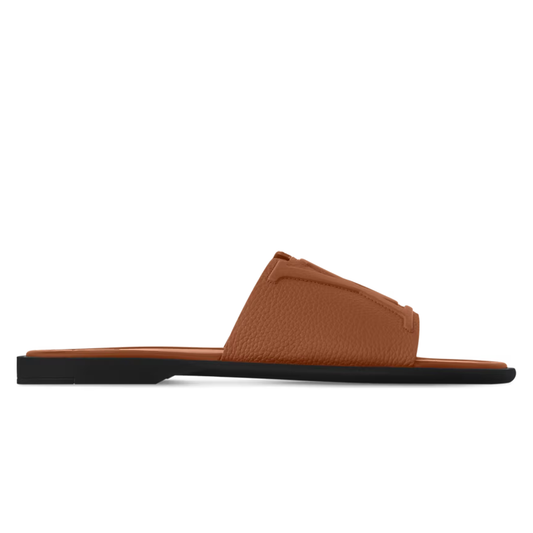 LV Portofino Mule Cognac Brown