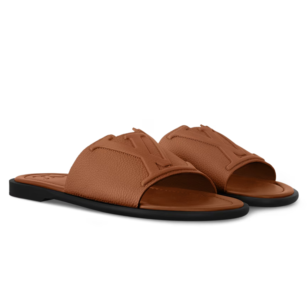 LV Portofino Mule Cognac Brown