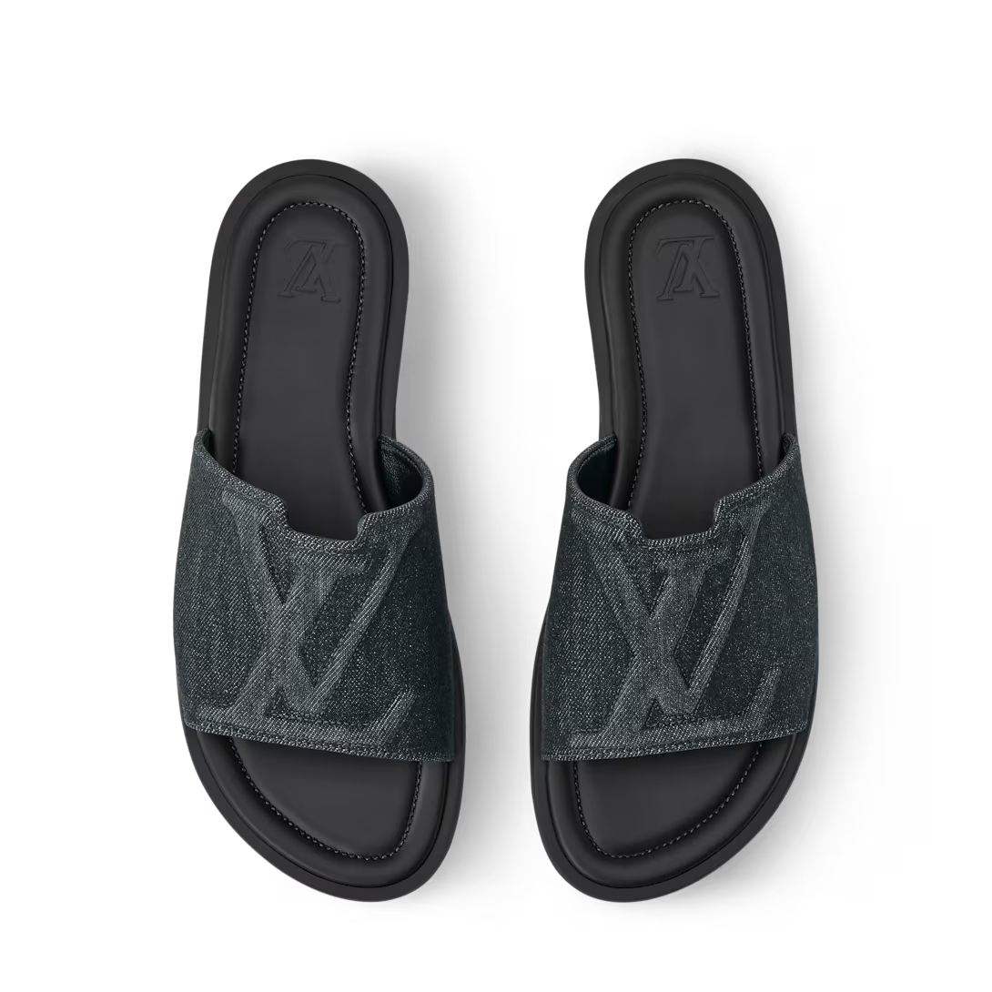 LV Portofino Mule Black
