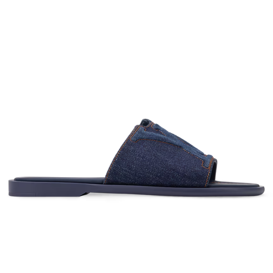 LV Portofino Mule Navy Blue