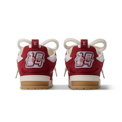 LV Skate Sneaker Red White