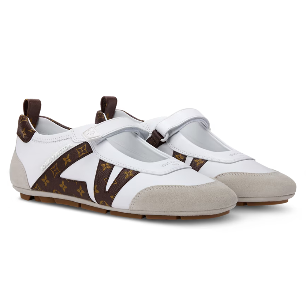 LV Sneakerina Mary Jane White
