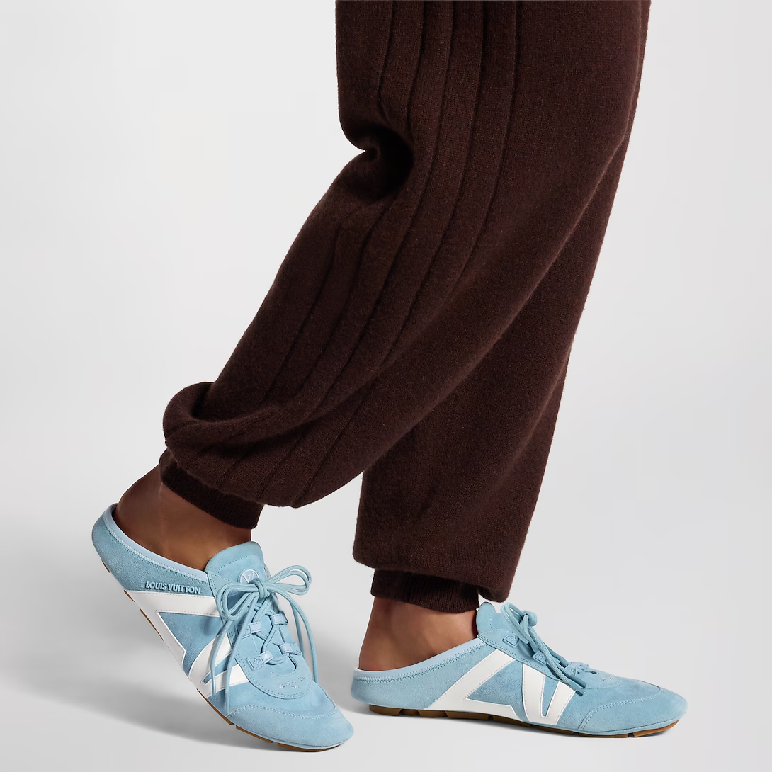 LV Sneakerina Open Back Sky Blue
