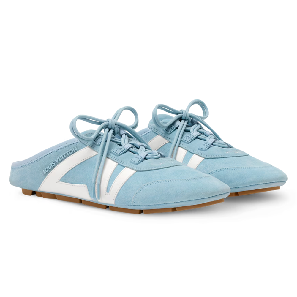 LV Sneakerina Open Back Sky Blue