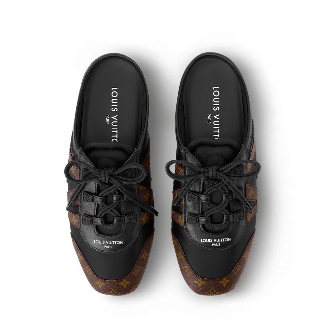 LV Sneakerina Open Back Black