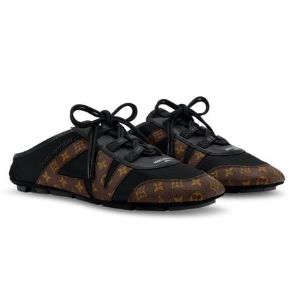 LV Sneakerina Open Back Black