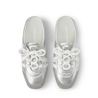 LV Sneakerina Open Back Silver
