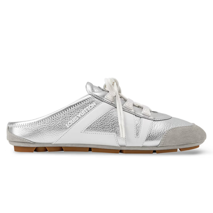 LV Sneakerina Open Back Silver