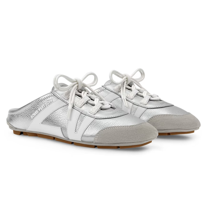 LV Sneakerina Open Back Silver