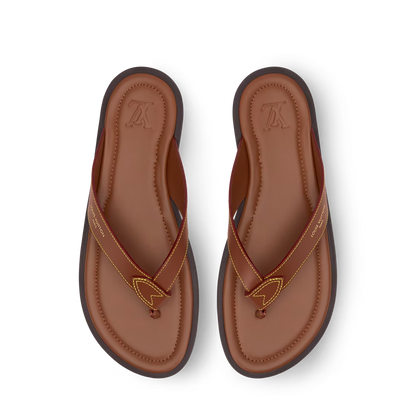 LV Sunset Thong Cognac Brown