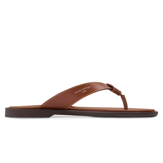 LV Sunset Thong Cognac Brown