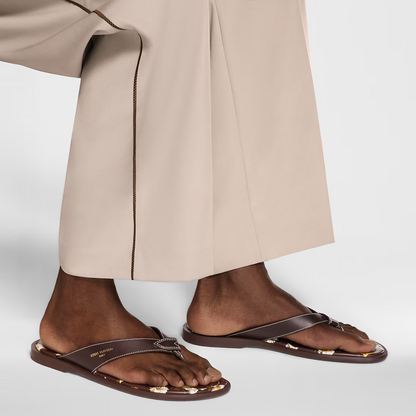 LV Sunset Thong Brown