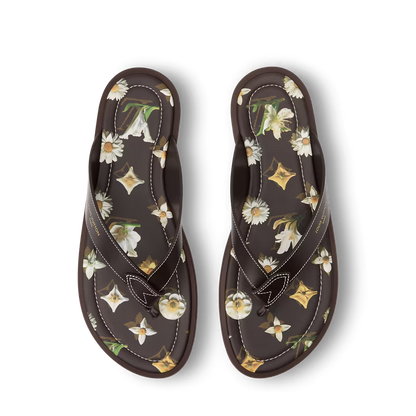 LV Sunset Thong Brown
