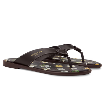 LV Sunset Thong Brown