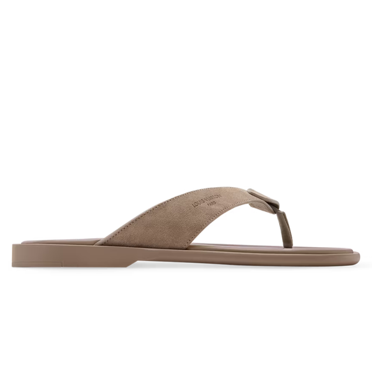 LV Sunset Thong Taupe Brown