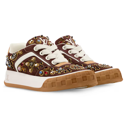 LV Tilted Sneaker Brown