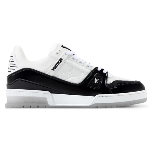 LV Trainer Sneaker Black White