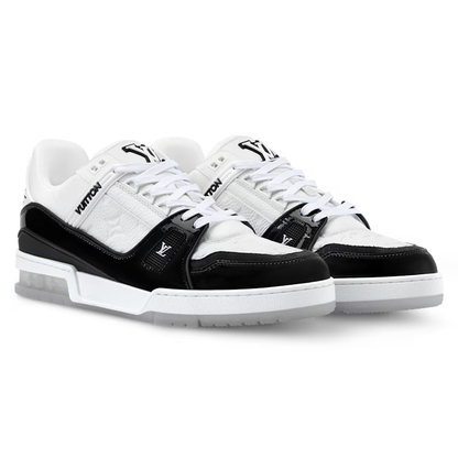 LV Trainer Sneaker Black White