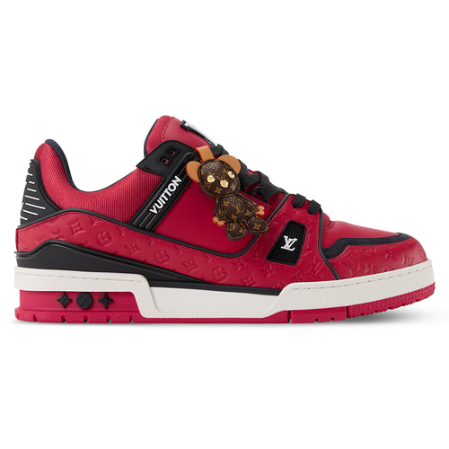 LV Trainer Red calf leather