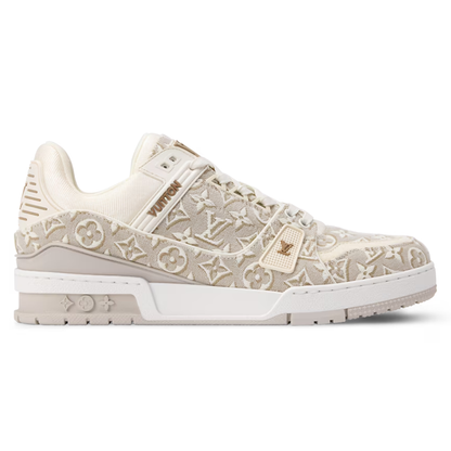 LV Trainer Sneaker Beige
