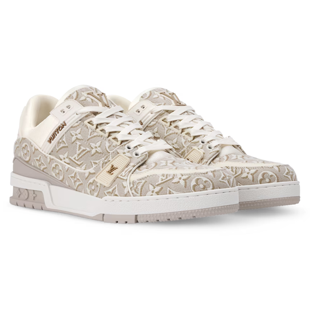 LV Trainer Sneaker Beige