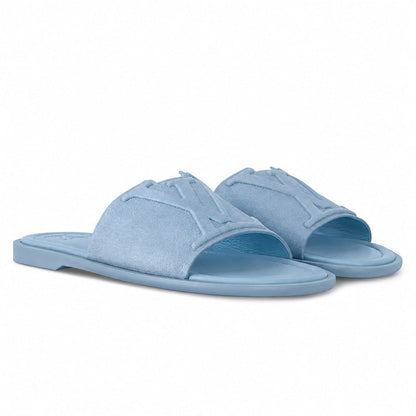 LV Portofino Mule Light Blue
