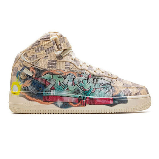 Air Force 1 Mid x Louis Vuitton Graffiti Best Quality